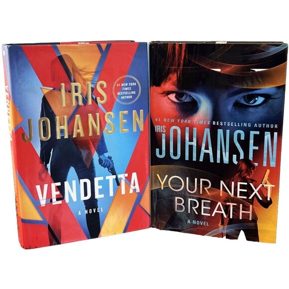IRIS JOHANSEN Catherine Lin Series Lot Of 2 Hardcover 1st Edition Books - Picture 1 of 11